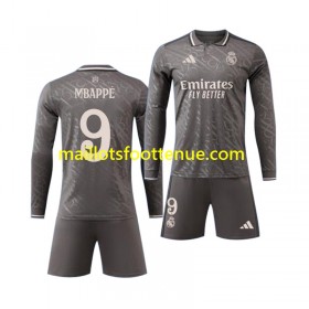 Maillot/Tenue Real Madrid Kylian Mbappé 9 Enfant Troisieme 2024/2025 Manche Longue
